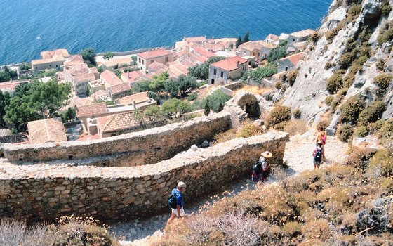 The Peloponnese's huge bays and ancient towns offer ideal territory for boats.