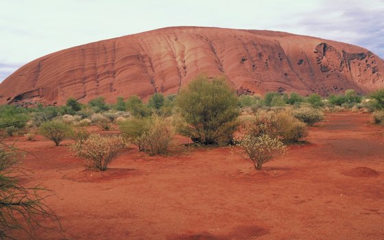 An Outback tour will take you to dusty sights like Ayers Rock.