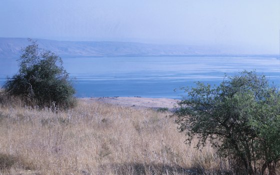 The Sea of Galilee.
