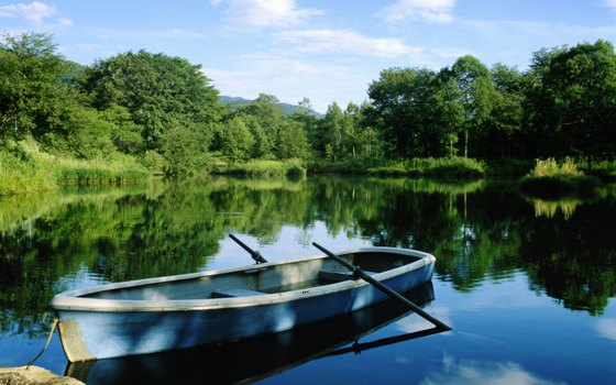 Renting a rowboat is one of the best ways to explore the lake.