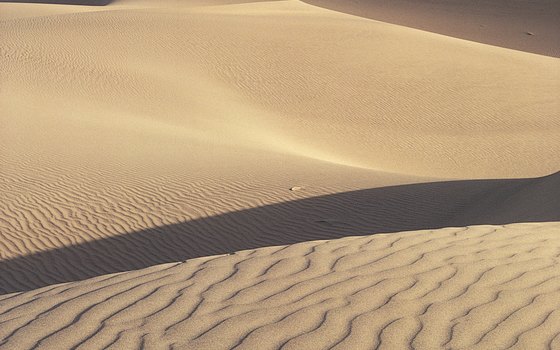 A number of dune systems have formed on the margin of Death Valley.