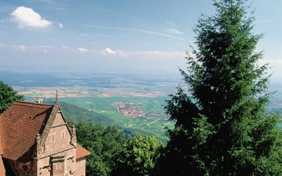 Enjoy the view from Kaysersberg's castle.