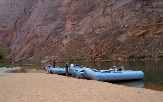 Kids over four can go on family rafting trips on the Colorado River below Glen Canyon Dam.