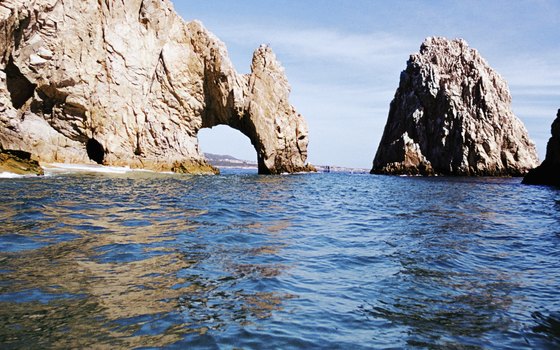 Cabo San Lucas is known for its rock formations and desert surrounds.