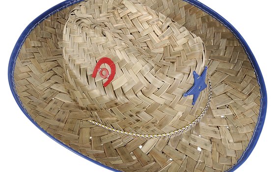 A brimmed straw hat can keep the sun off your face during your hike.