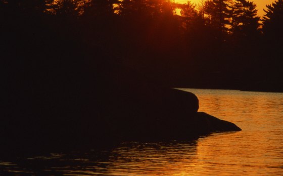 Sunrise is beautiful on Georgian Bay.