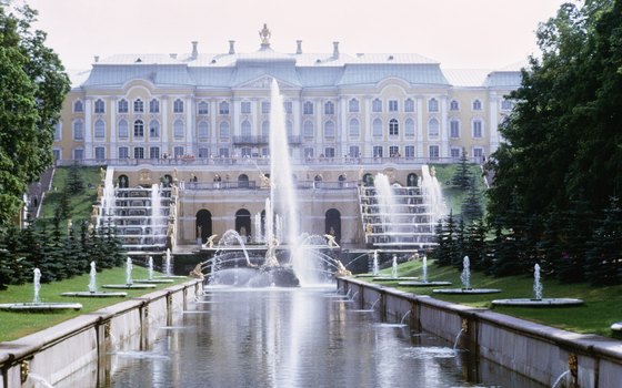 Peterhof Palace is a UNESCO World Heritage Site sometimes visited on boat tours.