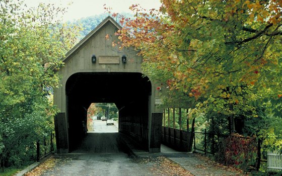 Covered bridges are all over Vermont, and are a popular tourist draw.