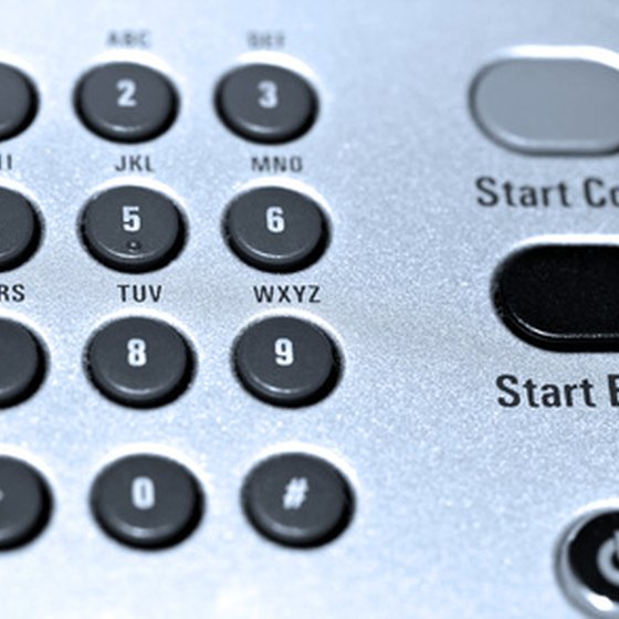 How do you find the fax number of a business?