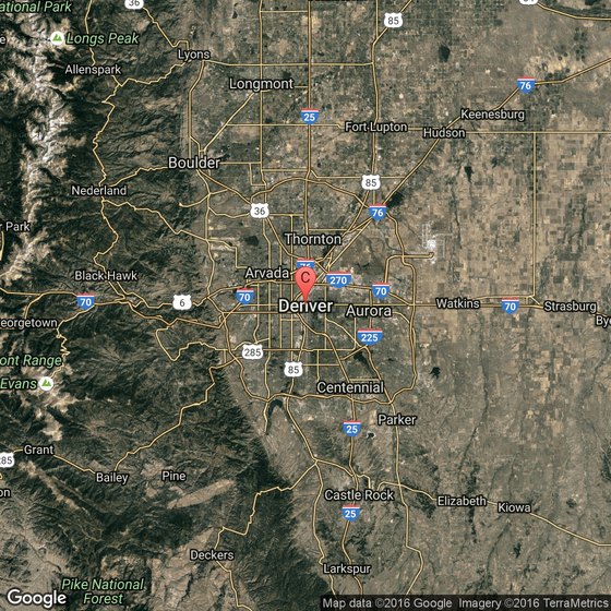 What is the elevation of Denver, Colorado?
