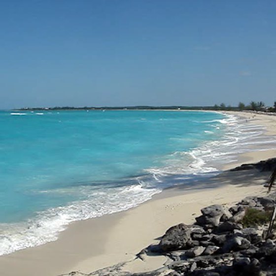 Beaches make Paradise Island a popular vacation spot.