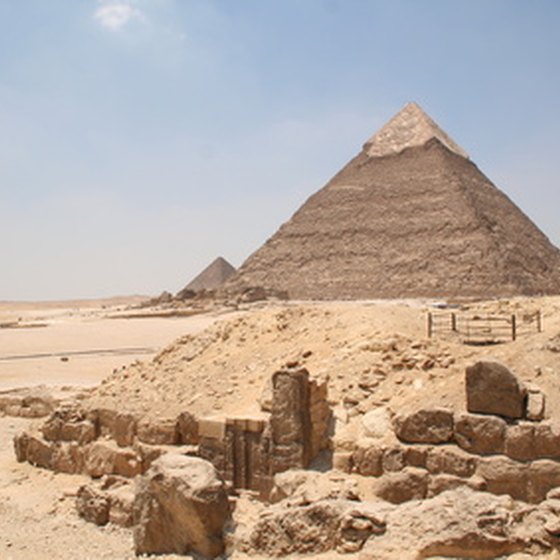 Sightsee ancient ruins in Egypt and Israel.