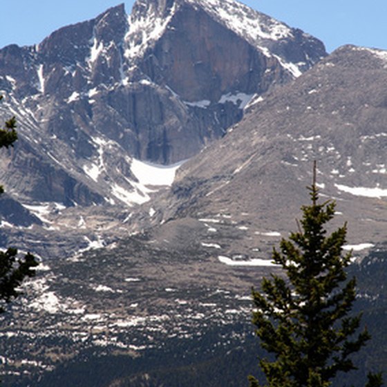 Longs Peak in Rocky Mountain National Park.