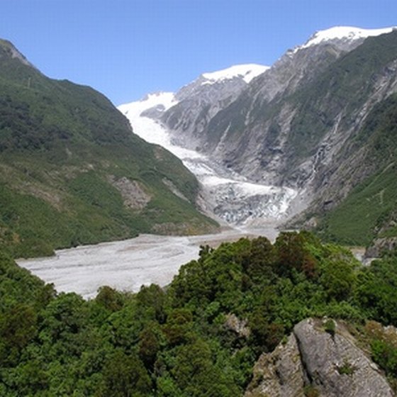 Glacier hiking is just one of the many possible activities in New Zealand.
