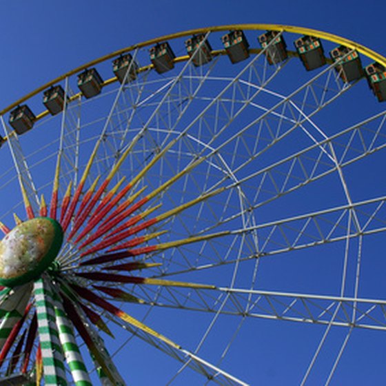 Amusement rides are a big part of Texas state fairs.