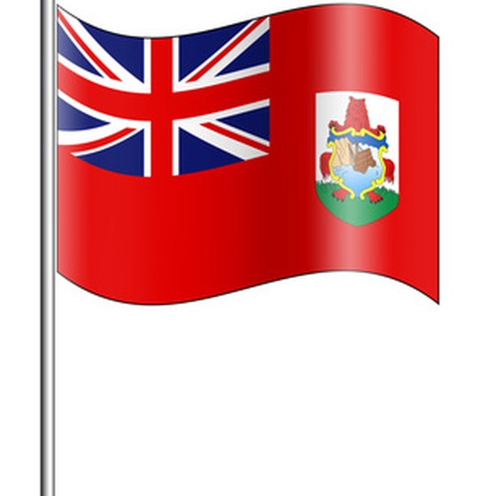 The flag of Bermuda