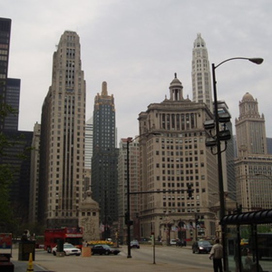 A shot of downtown Chicago