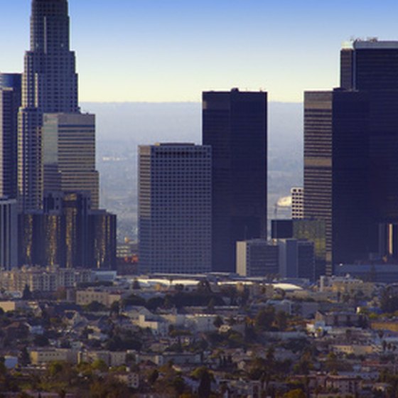 Los Angeles, CA City Skyline
