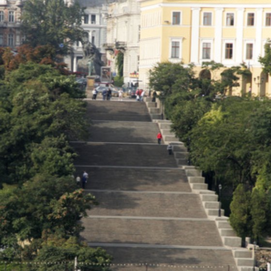 The steps at Odessa's Primorskiy Boulevard.