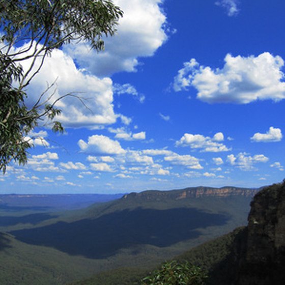 Cleveland is situated at the base of the Blue Mountains.