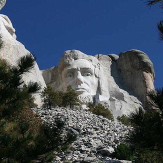 Golf in the shadow of Mount Rushmore.