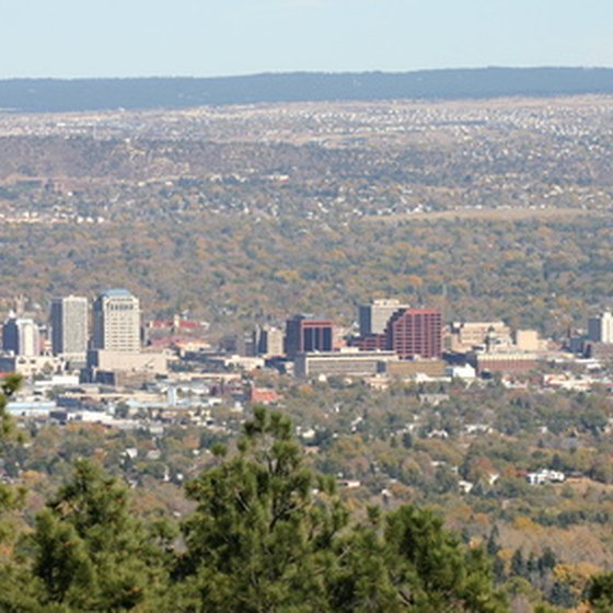 Colorado Springs welcomes visitors from below.