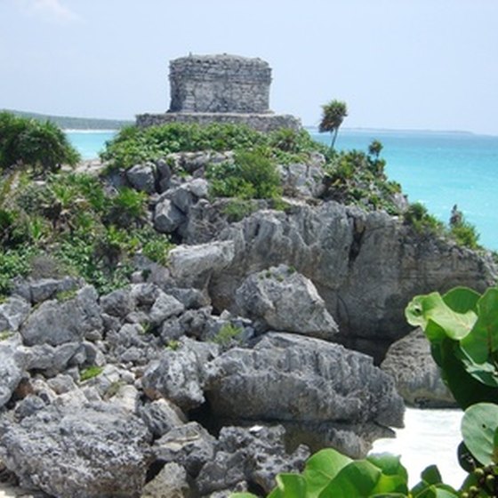 Tulum is one of Mexico's Mayan ruin sites.