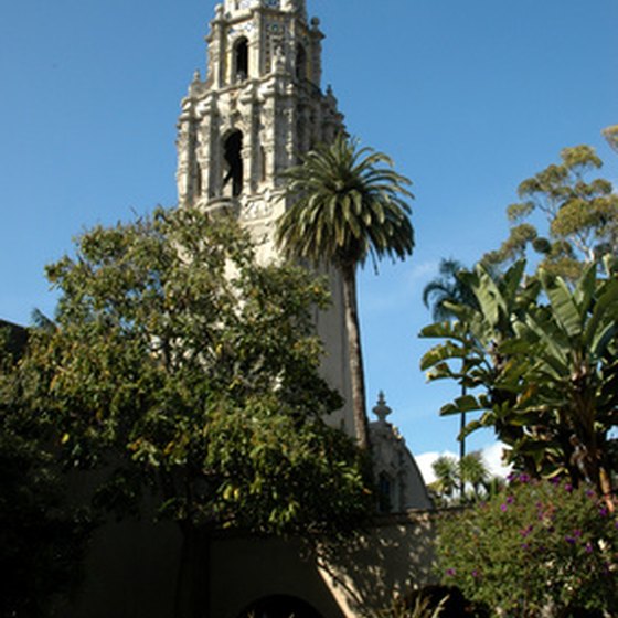 An example of San Diego's beautiful Spanish architecture in Balboa Park.