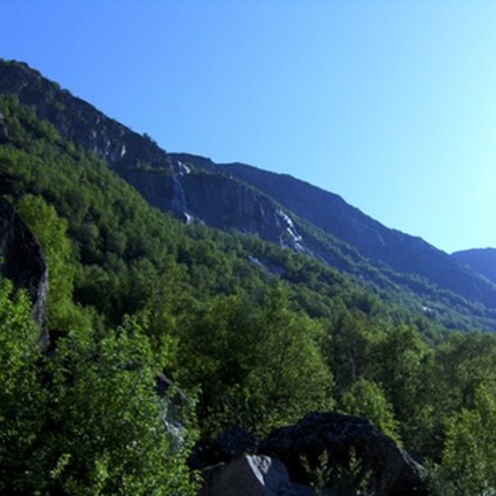 View of the Georgia mountains.