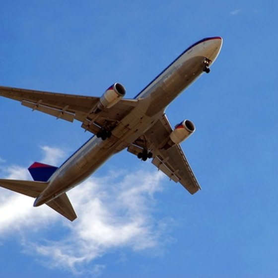 Calculating air travel miles can be done using online tools.