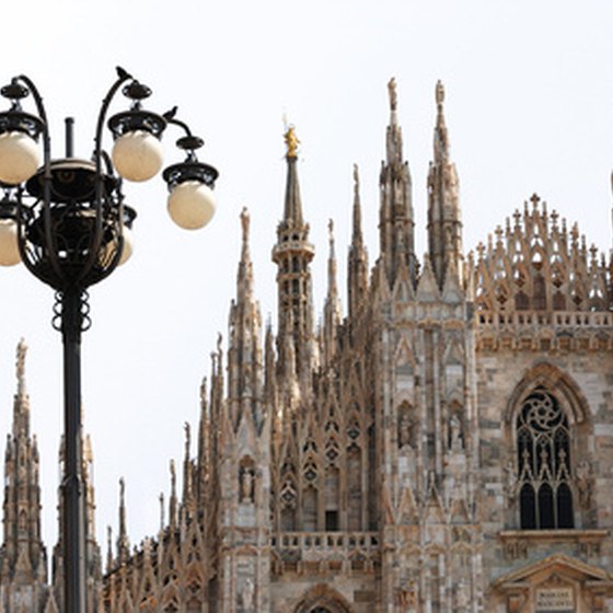 The Duomo, commissioned in 1386, is the focal point of Milan.