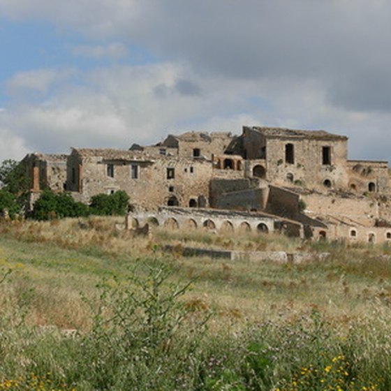 The Sicilian countryside is rich with Italian history.
