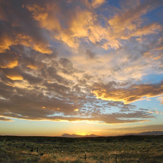 Watch the sunset from your RV in New Mexico.