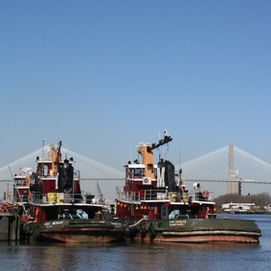 Go back in time on a boat tour of the historic Savannah River.