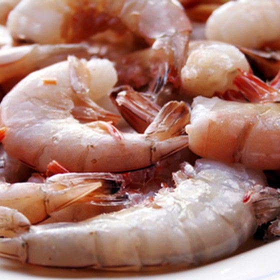 Fresh-caught Gulf Coast shrimp can be enjoyed at many Galveston restaurants.
