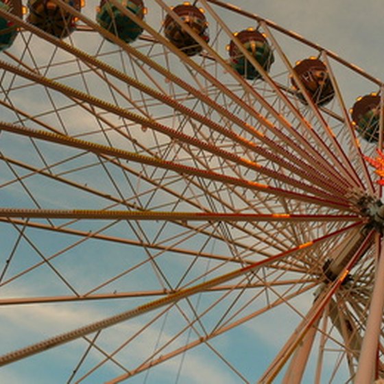 Oktoberfest features many rides and games that can be enjoyed by the whole family.