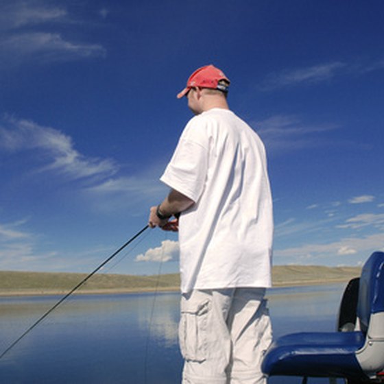 Bass fishing is a popular sport in the Kissimmee area.