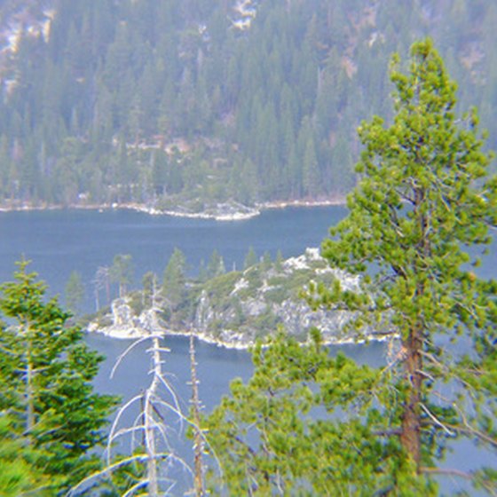 Lake Tahoe's Emerald Bay is a popular spot for taking vacation photos.
