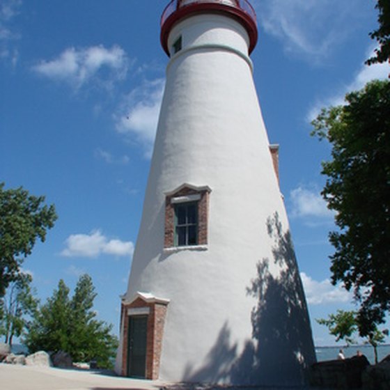Marblehead Lighthouse by Lake Erie in Ohio
