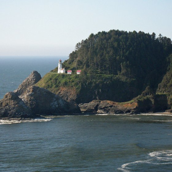 RV camping on the Oregon coast is a popular year-round activity.