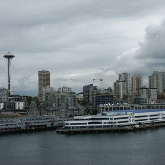 The Seattle skyline.