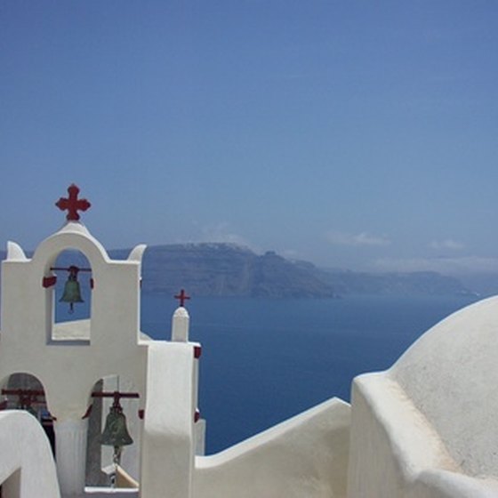 Santorini is a popular spot for backpackers in Greece.