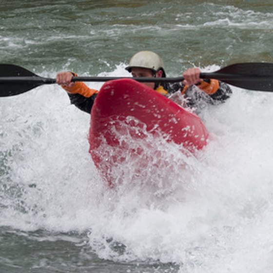Ocoee River, Tennessee, is one of America's most popular whitewater kayaking locations.