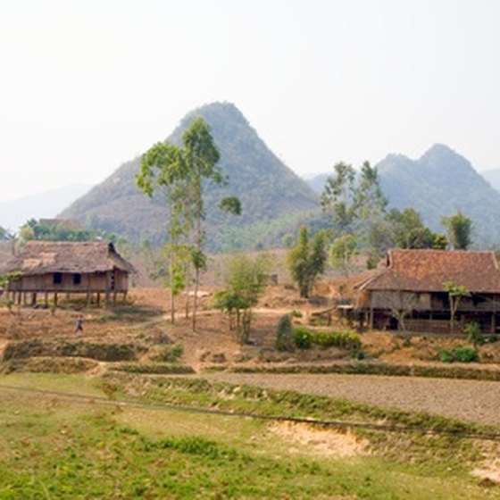 The Vietnamese countryside makes for a scenic budget vacation.