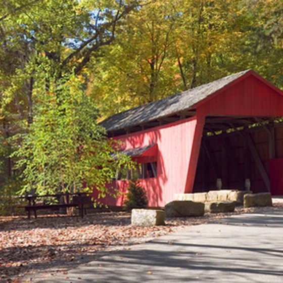 Madison County, IA, is known for its covered bridges.