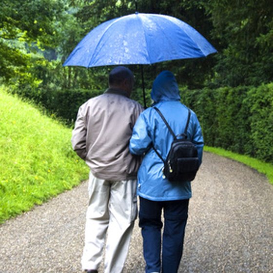 Consider the potentially rainy weather when traveling to Ireland.
