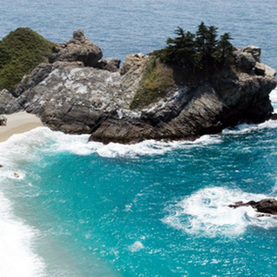 California's central coast offers well-maintained beaches and deep-blue waters.