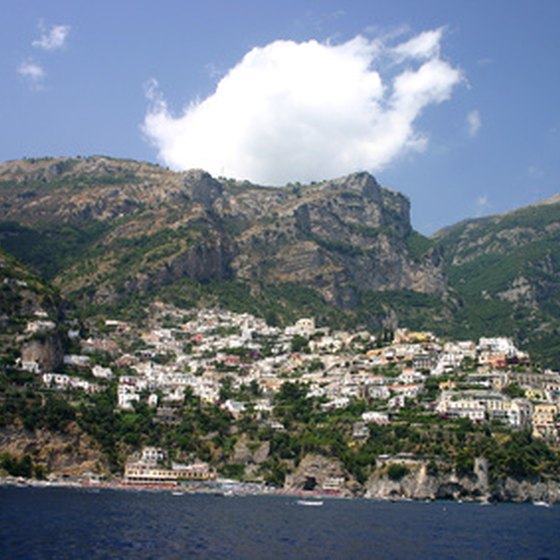 The scenic town of Positano, Italy is known for its fine wine and dinning, but also for world-class shopping.