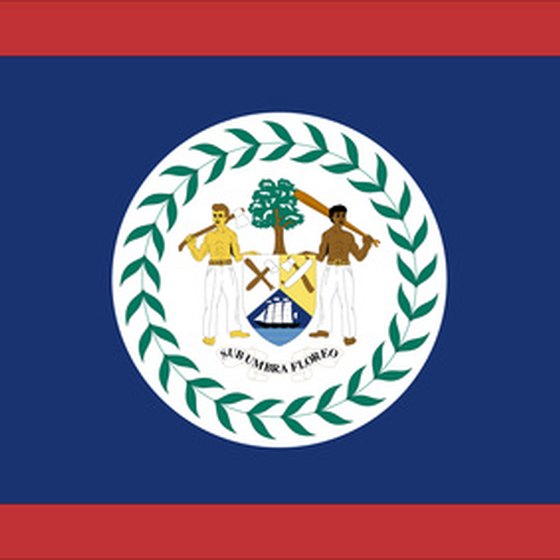 The flag of Belize