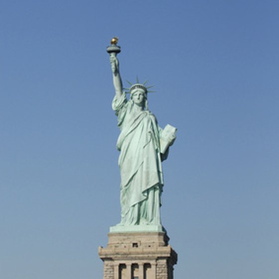 Lady Liberty, who watches over New York's harbor.